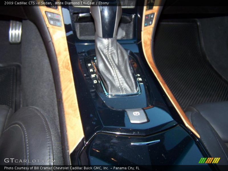 White Diamond Tri-Coat / Ebony 2009 Cadillac CTS -V Sedan