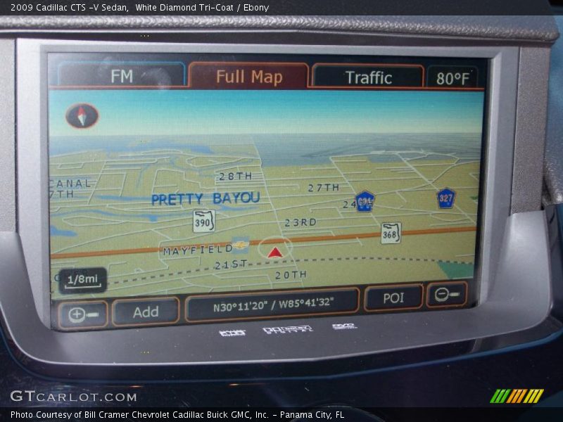 Navigation of 2009 CTS -V Sedan