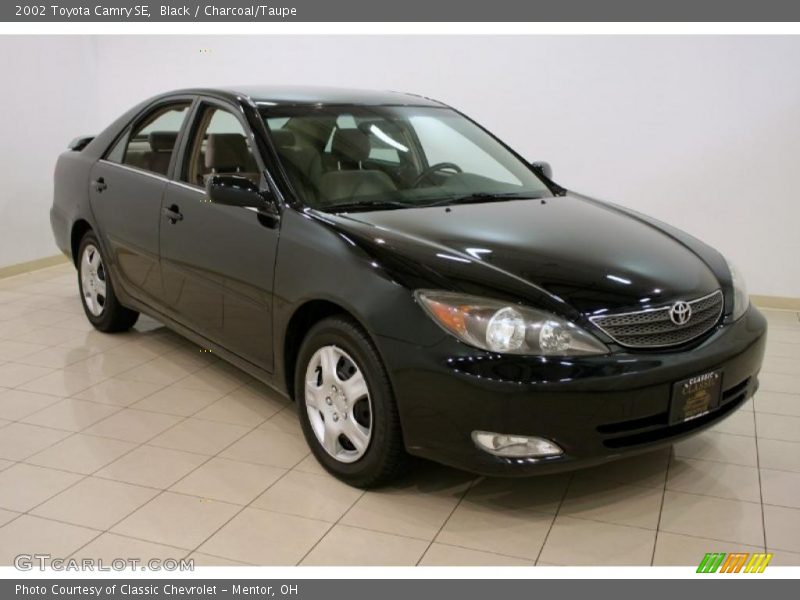 Black / Charcoal/Taupe 2002 Toyota Camry SE