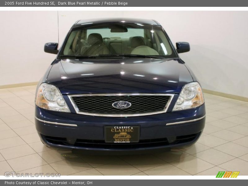 Dark Blue Pearl Metallic / Pebble Beige 2005 Ford Five Hundred SE