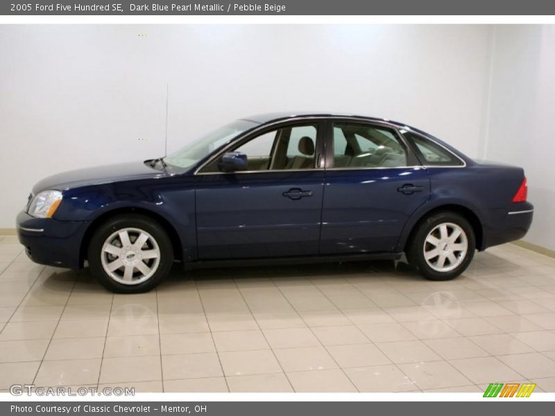 Dark Blue Pearl Metallic / Pebble Beige 2005 Ford Five Hundred SE