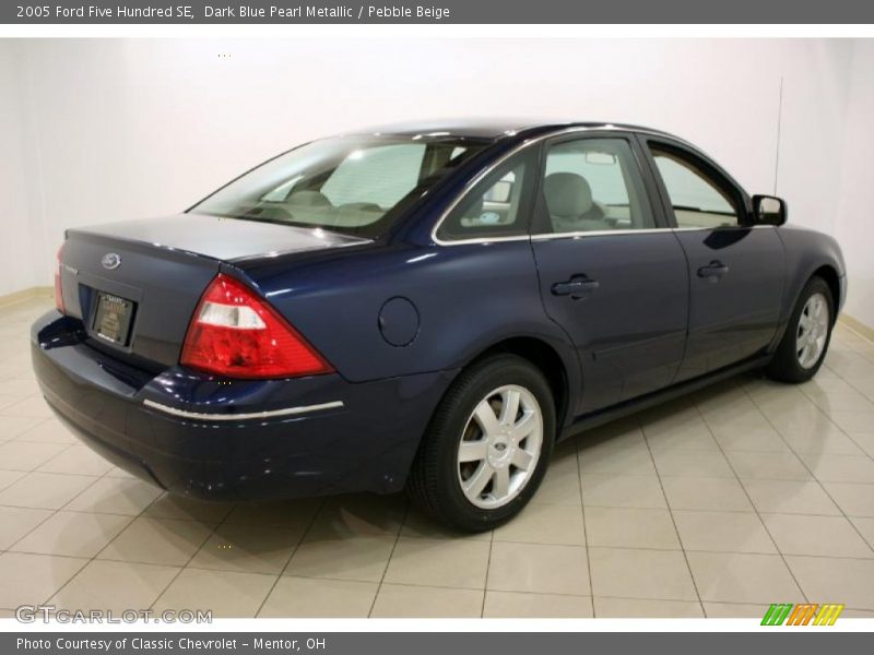 Dark Blue Pearl Metallic / Pebble Beige 2005 Ford Five Hundred SE