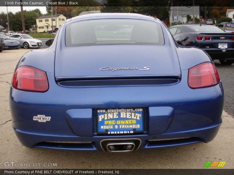 Cobalt Blue / Black 2008 Porsche Cayman