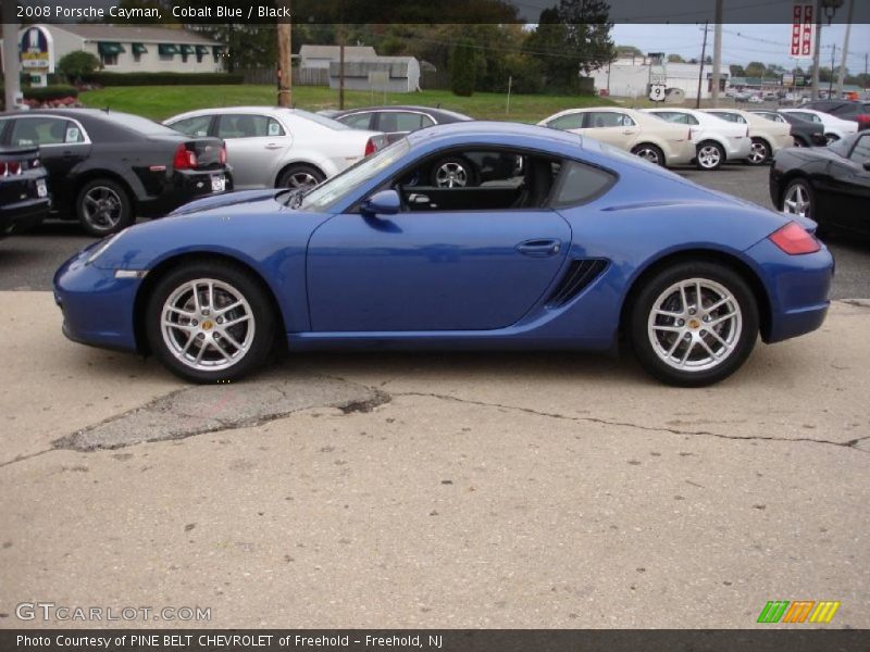 Cobalt Blue / Black 2008 Porsche Cayman