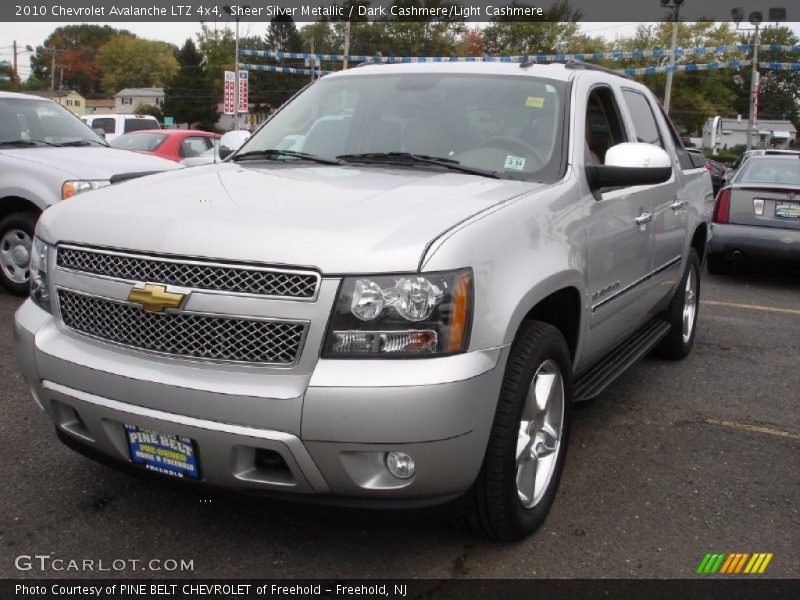 Sheer Silver Metallic / Dark Cashmere/Light Cashmere 2010 Chevrolet Avalanche LTZ 4x4
