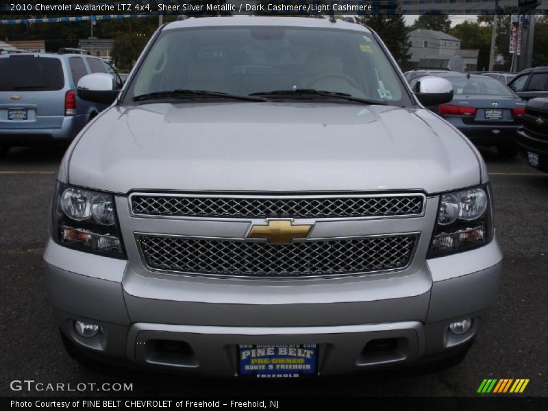 Sheer Silver Metallic / Dark Cashmere/Light Cashmere 2010 Chevrolet Avalanche LTZ 4x4