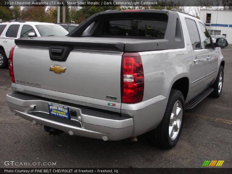 Sheer Silver Metallic / Dark Cashmere/Light Cashmere 2010 Chevrolet Avalanche LTZ 4x4