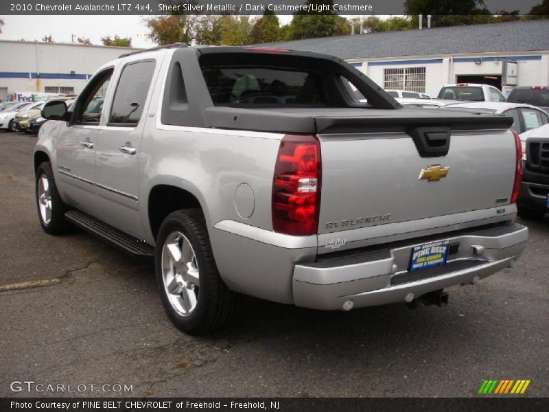 Sheer Silver Metallic / Dark Cashmere/Light Cashmere 2010 Chevrolet Avalanche LTZ 4x4