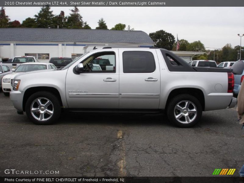Sheer Silver Metallic / Dark Cashmere/Light Cashmere 2010 Chevrolet Avalanche LTZ 4x4