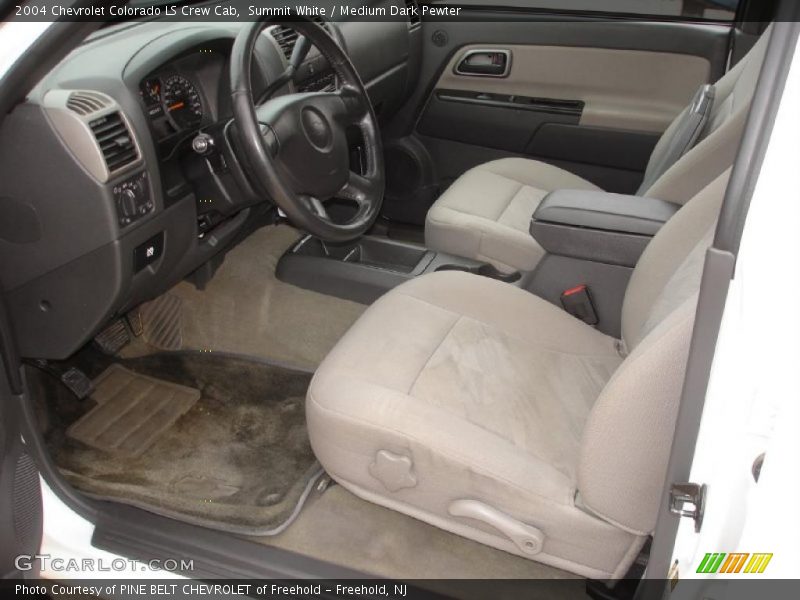 Medium Dark Pewter Interior - 2004 Colorado LS Crew Cab 