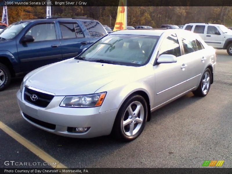 Bright Silver / Gray 2006 Hyundai Sonata LX V6