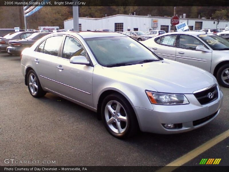 Bright Silver / Gray 2006 Hyundai Sonata LX V6