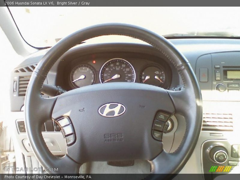 Bright Silver / Gray 2006 Hyundai Sonata LX V6