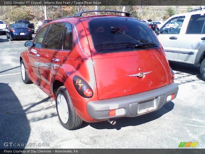 Inferno Red Pearl / Taupe/Pearl Beige 2001 Chrysler PT Cruiser