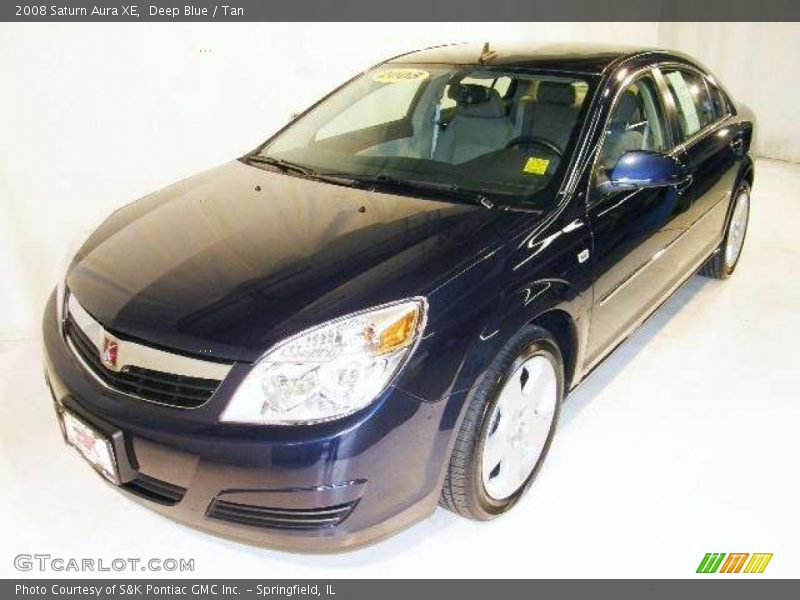 Deep Blue / Tan 2008 Saturn Aura XE