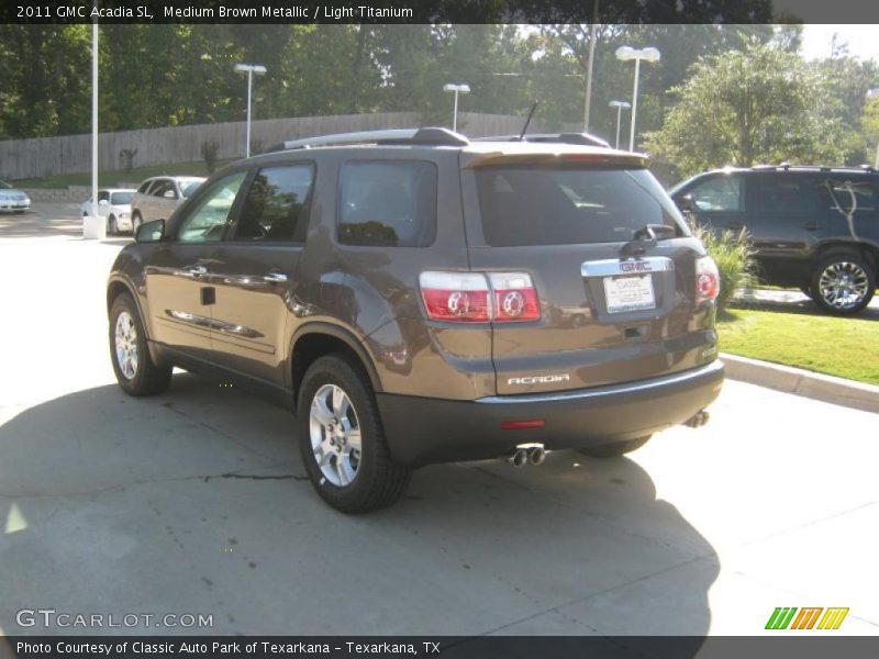 Medium Brown Metallic / Light Titanium 2011 GMC Acadia SL