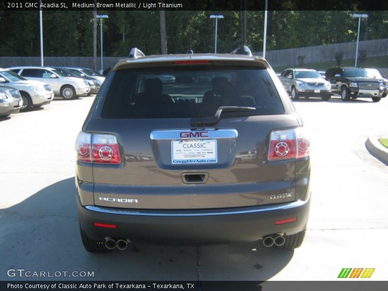 Medium Brown Metallic / Light Titanium 2011 GMC Acadia SL