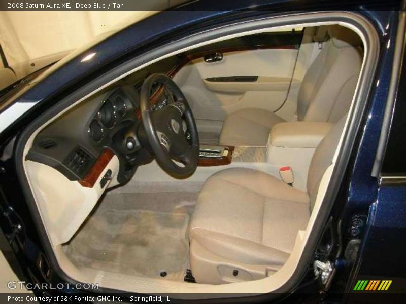 Deep Blue / Tan 2008 Saturn Aura XE