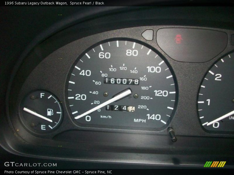 Spruce Pearl / Black 1996 Subaru Legacy Outback Wagon