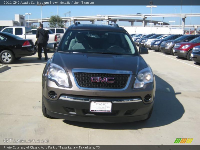 Medium Brown Metallic / Light Titanium 2011 GMC Acadia SL