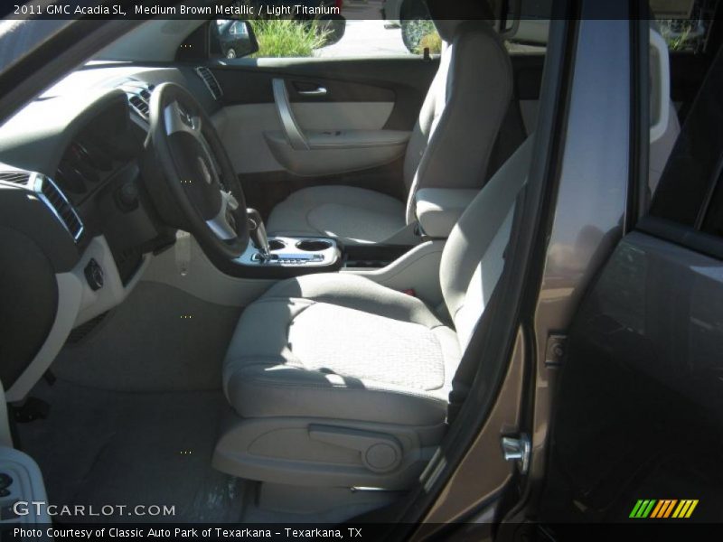 Medium Brown Metallic / Light Titanium 2011 GMC Acadia SL