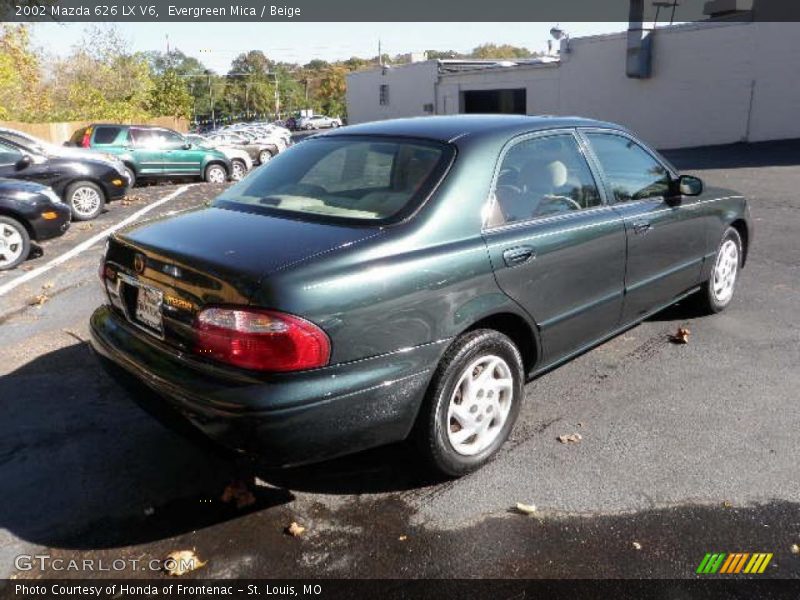 Evergreen Mica / Beige 2002 Mazda 626 LX V6