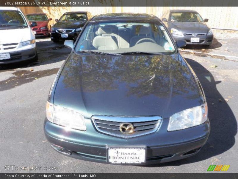 Evergreen Mica / Beige 2002 Mazda 626 LX V6