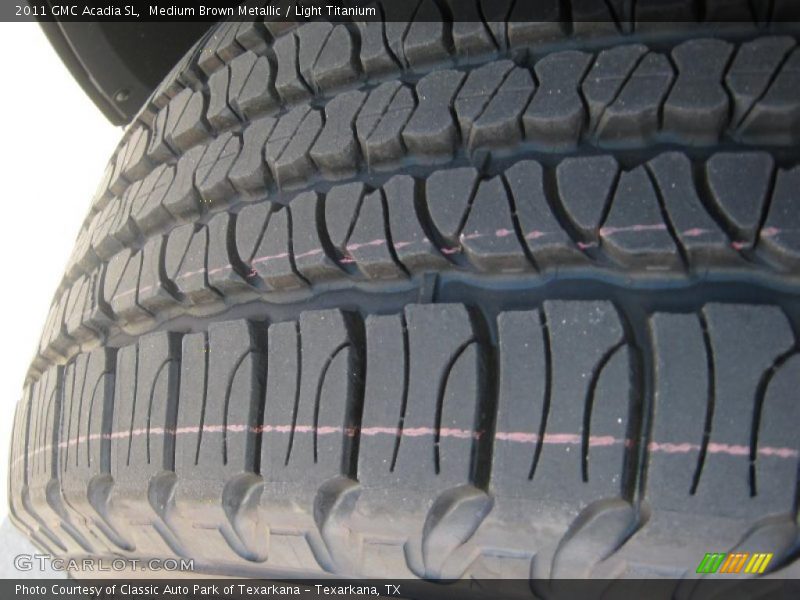 Medium Brown Metallic / Light Titanium 2011 GMC Acadia SL