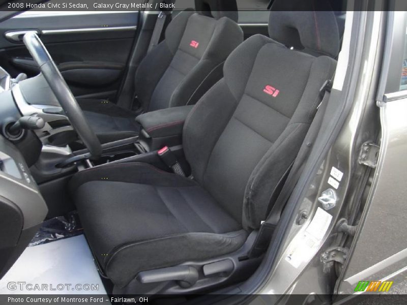  2008 Civic Si Sedan Black Interior
