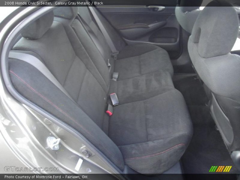 Galaxy Gray Metallic / Black 2008 Honda Civic Si Sedan