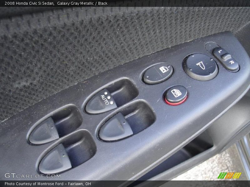 Galaxy Gray Metallic / Black 2008 Honda Civic Si Sedan