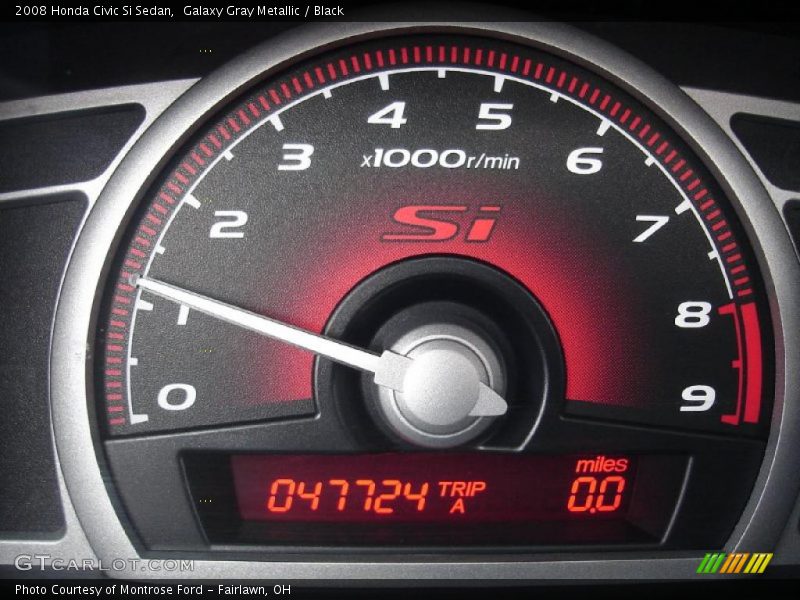  2008 Civic Si Sedan Si Sedan Gauges
