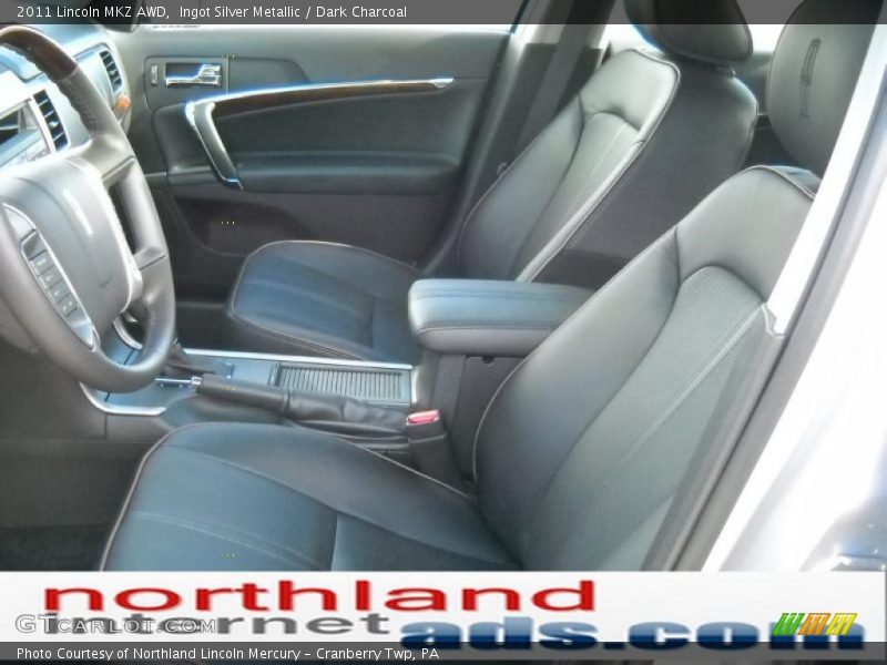 Ingot Silver Metallic / Dark Charcoal 2011 Lincoln MKZ AWD