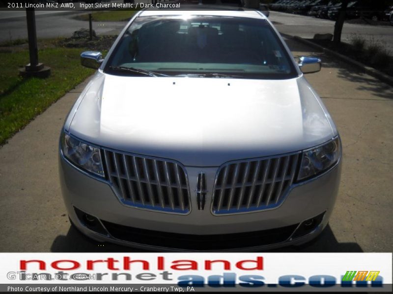Ingot Silver Metallic / Dark Charcoal 2011 Lincoln MKZ AWD