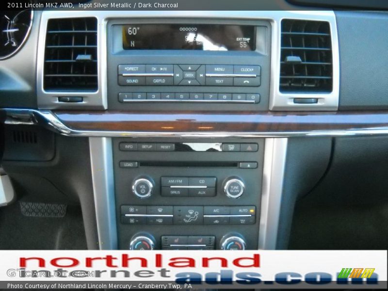 Ingot Silver Metallic / Dark Charcoal 2011 Lincoln MKZ AWD