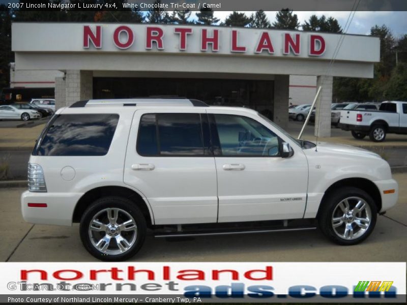 White Chocolate Tri-Coat / Camel 2007 Lincoln Navigator L Luxury 4x4