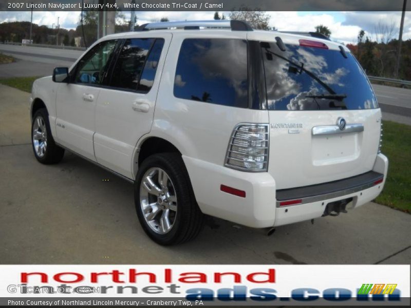 White Chocolate Tri-Coat / Camel 2007 Lincoln Navigator L Luxury 4x4