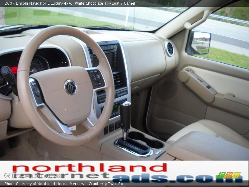 White Chocolate Tri-Coat / Camel 2007 Lincoln Navigator L Luxury 4x4