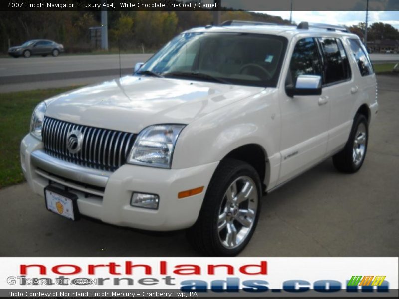 White Chocolate Tri-Coat / Camel 2007 Lincoln Navigator L Luxury 4x4