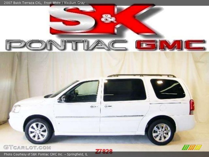 Frost White / Medium Gray 2007 Buick Terraza CXL