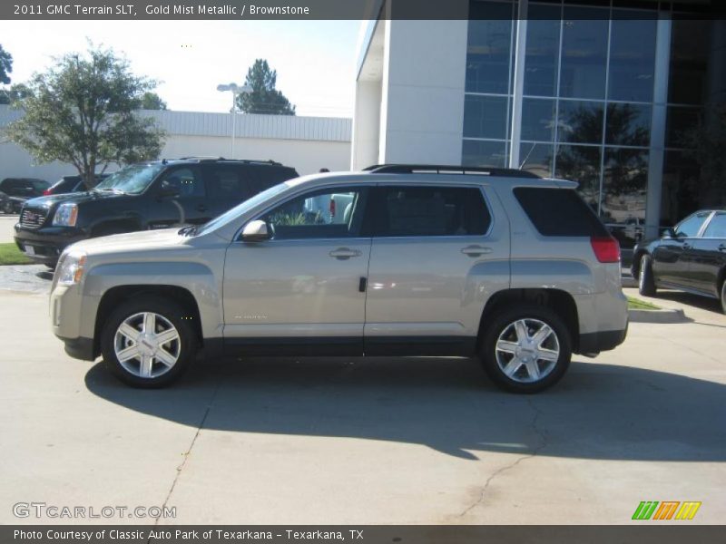 Gold Mist Metallic / Brownstone 2011 GMC Terrain SLT