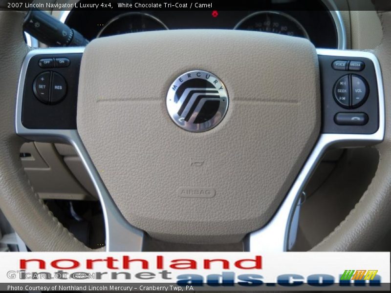 White Chocolate Tri-Coat / Camel 2007 Lincoln Navigator L Luxury 4x4