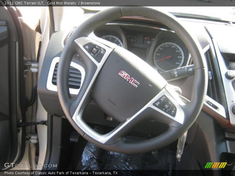 Gold Mist Metallic / Brownstone 2011 GMC Terrain SLT