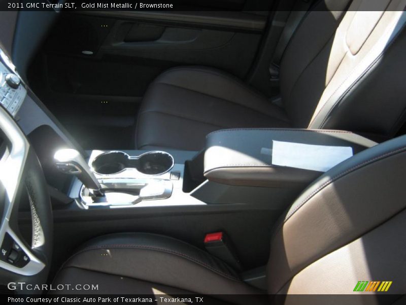 Gold Mist Metallic / Brownstone 2011 GMC Terrain SLT