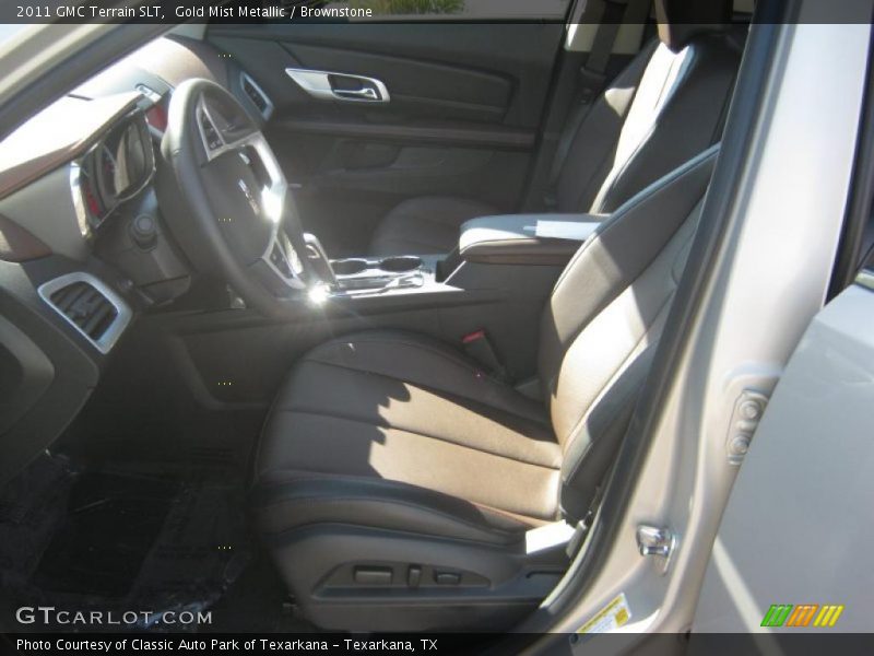 Gold Mist Metallic / Brownstone 2011 GMC Terrain SLT