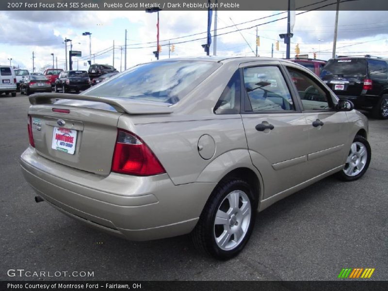 Pueblo Gold Metallic / Dark Pebble/Light Pebble 2007 Ford Focus ZX4 SES Sedan