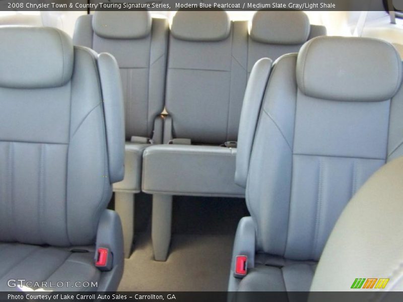 Modern Blue Pearlcoat / Medium Slate Gray/Light Shale 2008 Chrysler Town & Country Touring Signature Series