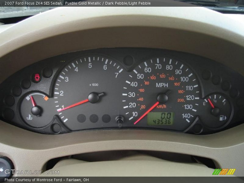 Pueblo Gold Metallic / Dark Pebble/Light Pebble 2007 Ford Focus ZX4 SES Sedan