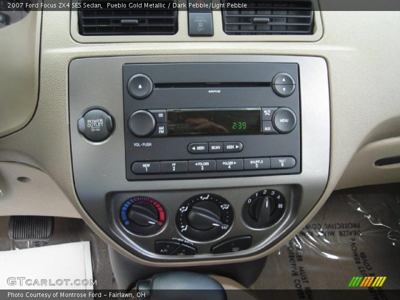 Pueblo Gold Metallic / Dark Pebble/Light Pebble 2007 Ford Focus ZX4 SES Sedan