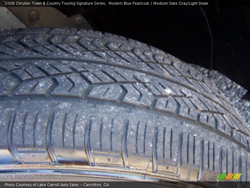 Modern Blue Pearlcoat / Medium Slate Gray/Light Shale 2008 Chrysler Town & Country Touring Signature Series